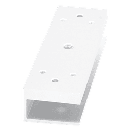 Montaje en U para puerta de vidrio compatible con chapa magnética MAG350S y MAG350NLED