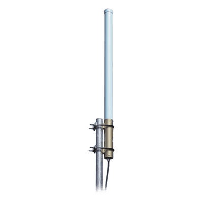 Antena Omni de Fibra de Vidrio para Estación Base, 360-455 MHz, 2.5 dB, 95 MHz de Ancho de Banda, 500 Watt, N Hembra.