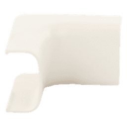 Esquinero interior, para uso con canaleta LD5, material ABS, Color Blanco Mate