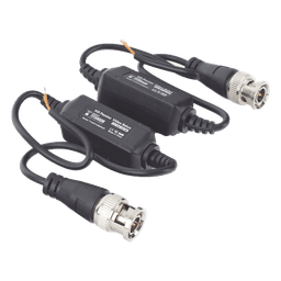 Kit de Transceptores (Baluns) para EXTERIOR TurboHD Hasta 4K HD-TVI / HD-CVI / AHD / CVBS / COAXITRON / AUDIO POR COAXITRON  / Menu OSD / CONECTORES 100% COBRE / Con Cable RF Blindado. Distancia de hasta 200 m en 4K. Calidad PREMIUM
