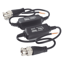 Kit de Transceptores (Baluns) para EXTERIOR TurboHD Hasta 4K HD-TVI / HD-CVI / AHD / CVBS / COAXITRON / AUDIO POR COAXITRON  / Menu OSD / CONECTORES 100% COBRE / Con Cable RF Blindado. Distancia de hasta 200 m en 4K. Calidad PREMIUM