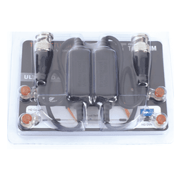Kit de Transceptores (Baluns) para EXTERIOR TurboHD Hasta 4K HD-TVI / HD-CVI / AHD / CVBS / COAXITRON / AUDIO POR COAXITRON  / Menu OSD / CONECTORES 100% COBRE / Con Cable RF Blindado. Distancia de hasta 200 m en 4K. Calidad PREMIUM