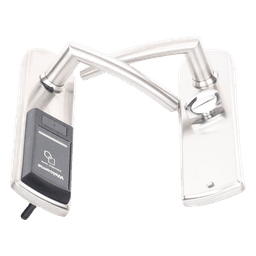 Cerradura para Hotel Izquierda / Tarjetas MIFARE 13.56 MHz / Aleación de Zinc / 224 Eventos / Software ZKBio CVSecurity
