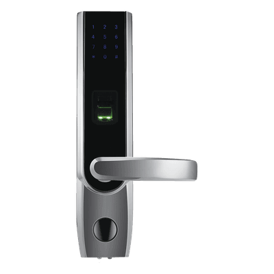 Cerradura autónoma derecha bluetooth de huella digital, tarjeta de proximidad y contraseña / APP ZK Smart Key