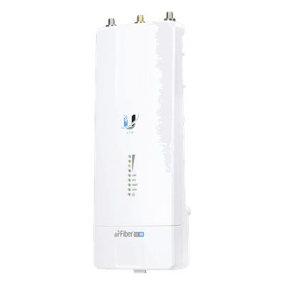 Airfiber Radio Backhaul conectorizado de alta capacidad, con tecnología LTU airFiber hasta 1 Gbps, 5 GHz (4.8 - 6.2 GHz), No hay compatibilidad con AF-5X