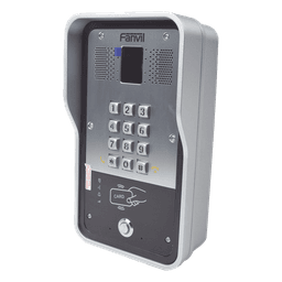 Audio Portero IP  2 líneas SIP con relevador integrado, Lector RFID para acceso por clave numérica, tarjeta o llamada remota, PoE