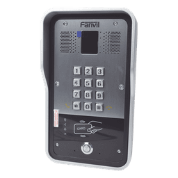Audio Portero IP  2 líneas SIP con relevador integrado, Lector RFID para acceso por clave numérica, tarjeta o llamada remota, PoE
