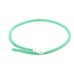 Jumper para Puesta a Tierra con Cable 8 AWG con Conectores de Ojo de 50 cm.