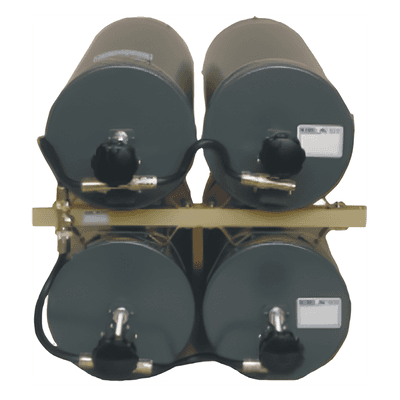 Duplexer VHF, para 143-156 MHz, para Potencia Máxima de Entrada de 250 W (ciclo continuo).