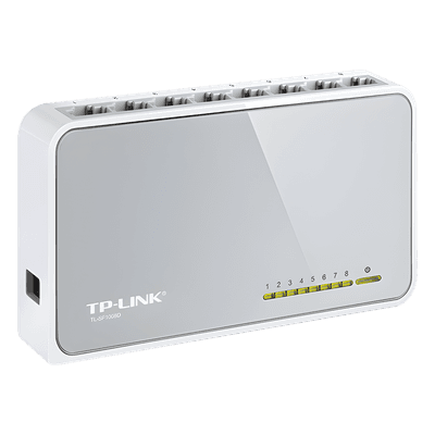 Switch de escritorio 8 puertos 10/100 Mbps