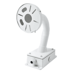 Montaje Universal de Pared con Cuello de Ganso y Caja de Conexiones / Compatible con Cámaras Domo y Bala 