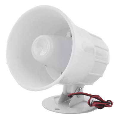 Sirena Cableada SFIRE SF-520A / 110 dB / 15 W / 12 VCC / Compacta y Potente