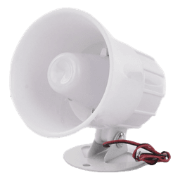 Sirena Cableada SFIRE SF-520A / 110 dB / 15 W / 12 VCC / Compacta y Potente