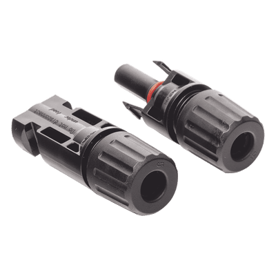 Conector MC-4 para Módulos Fotovoltaicos (conector hembra + conector macho)