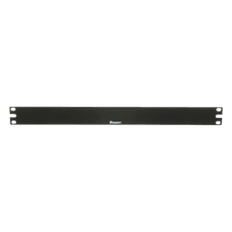 Tapa Ciega Para Rack Estándar de 19in, Plano, de Acero, 1UR, Color Negro