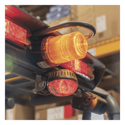 Mini Burbuja LED Serie X6262, Color Ámbar