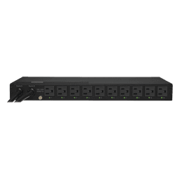 PDU ATS (Fuente Redundante Auto-transferible) Monitoreable, Para Distribución de Energía, 2 Entradas 120 Vca NEMA5-15P, Con 10 Salidas NEMA 5-15R, Horizontal 19in, 1UR 