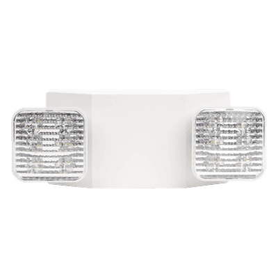 Luz LED de Emergencia / Doble LED 1W / 150 Lúmenes / Voltaje Universal 127-277 VAC / Batería Ni-Cd 3.6V 900mAh / UL 5VA / 90 min Autonomía