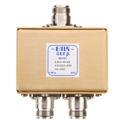 Divisor de Potencia EMR de 2 Vías, 30-960 MHz, 0.5 Watt, Conectores N Hembra.