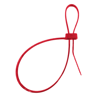 Cincho Plastico de doble lazo para sujetar cable de detección lineal de temperatura, paquete con 100 piezas