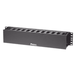 Organizador de Cables Horizontal PatchLink, Sencillo (Solo Frontal), Para Rack de 19in, 2UR