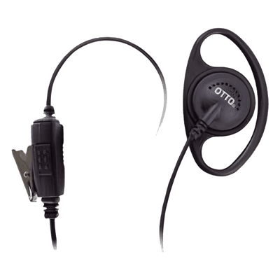 Micrófono-Audífono tipo Anillo, Cable con 40 lbs de Resistencia. KENWOOD NX-340/320/420, TK-3230/3000/3402/3312/3360/3170