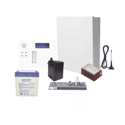Kit de panel de alarma de intrusión de 8 zonas cableadas y hasta 40 inalámbricas, con teclado, comunicador celular 4G LTE-M y batería