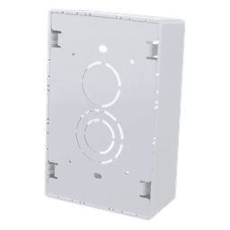 Caja de Pared Superficial, Uso Universal con Placas de Pared, con Cinta Adhesiva, Color Blanco