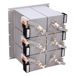 Combinador para 300-650 MHz, 6 Canales, 50 Watt, Conector N Hembra, Circulador Sencillo.