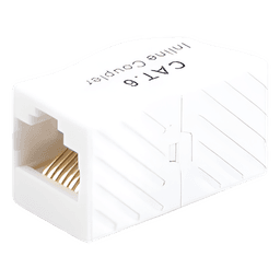 Acoplador UTP / Cat6 / RJ45 Hembra a Hembra / 750 VCA / ABS Retardante de Llama