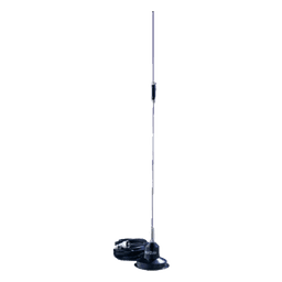 Antena móvil UHF, 430-450 MHz, 5.2 dB, montaje magnético, conector UHF Macho.