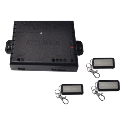 Kit de Receptor Assabloy con 3 controles 