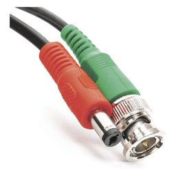 Cable Coaxial (BNC RG59) + Alimentación / SIAMES / 50 Metros (164 Pies) / 100% COBRE / Para Cámaras 4K / Uso Interior y Exterior