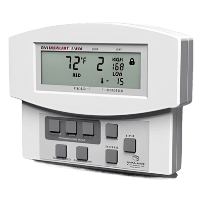 Detector de temperatura y humedad, capacidad 4 zonas libres. 