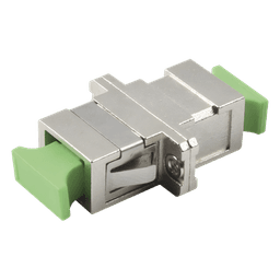 Módulo Acoplador de Fibra Óptica Simplex SC/APC a SC/APC Compatible con Fibra Monomodo