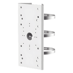 Montaje para Poste / Compatible con PTZ HIKVISION / Acero Inoxidable