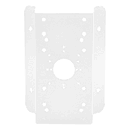 Montaje de Esquina / Acero Inoxidable / Carga 10 kg (22 lb) / Exterior con Juntas de Goma / 126 x 105 x 250 mm