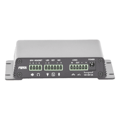 Gateway para Voceo, Paging y Video / Soporte 1 Cámara / Amplificador integrado de hasta 30 W