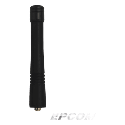 Antena VHF Helicoidal Recortada 148-164 MHz, Versión Mejorada para Radios Portátiles Motorola y los Kenwood TK-240/ 250/ 260/ 270, Conector de Rosca-Monopolo.
