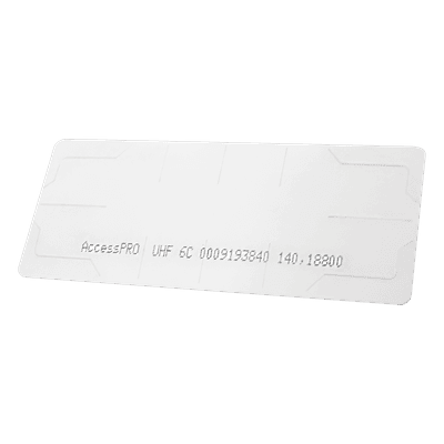 UHF TAG Adherible Tipo Etiqueta / EPC GEN 2 / Se Adhiere al Cristal del Vehículo / Compatible con Lectoras de Largo Alcance PRO12RF