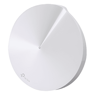 Router Inalámbrico MESH Interior para Hogar / Doble Banda Wi-Fi 5 AC1300 Mbps / 2 Puerto Gigabit WAN/LAN / 4 Antenas Internas / Administración Mediante la App Deco (iOS, Android) / Protección HomeCare / Antivirus Integrado
