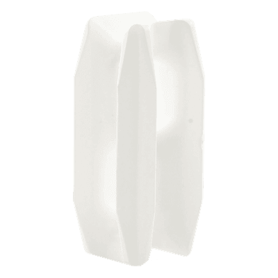 Aislador Blanco de Esquina para Cercos Eléctricos / 18 kV / Resinas Vírgenes / Resistencia 7.5-10.2 kg / Anti UV / 66 mm x 31.6 mm