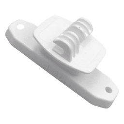 Aislador de Paso Blanco Reforzado para Cercos Eléctricos / Aislamiento hasta 18 kV / Resistente a Clima Extremo / Polipropileno y Policarbonato