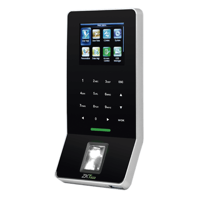 Terminal Biométrica de Huella / 3,000 Huellas 5,000 Tarjetas / WiFi / Pantalla 2.4" / TCP/IP RS485 / ADMS / Control de 1 Puerta