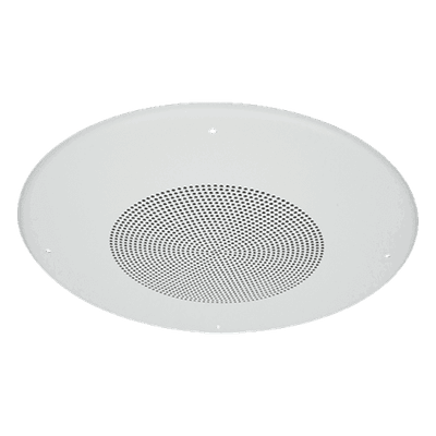 Bocina de 8 Pulgadas para Montaje en Techo, Configuración de Hasta 8 Watts, Color Blanco.