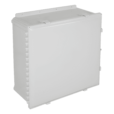 Caja De Policarbonato Opaca, 24x24x10 Pulgadas (60.96x60.96x25.4 cm), IP66, Uso Interior Exterior, Listado UL/cUL
