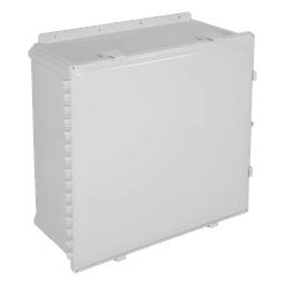 Caja De Policarbonato Opaca, 24x24x10 Pulgadas (60.96x60.96x25.4 cm), IP66, Uso Interior Exterior, Listado UL/cUL