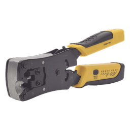 Pinza 3 en 1: Pelacables/ Terminado/ Probador para UTP. Enchufe Modular de Prueba para RJ45/RJ11/RJ22.