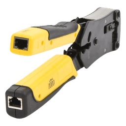 Pinza 3 en 1: Pelacables/ Terminado/ Probador para UTP. Enchufe Modular de Prueba para RJ45/RJ11/RJ22.