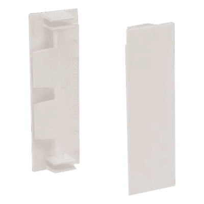 Unión recta de tapa, para uso con canaleta T70, Material PVC Rígido, Color Blanco Mate